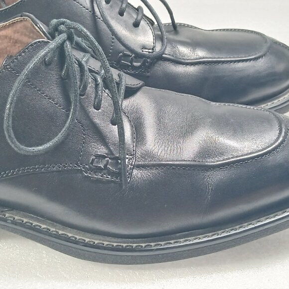 Florsheim Imperial Black Leather Cap Toe Oxfords 10 D Comfortech EUC - Picture 10 of 13